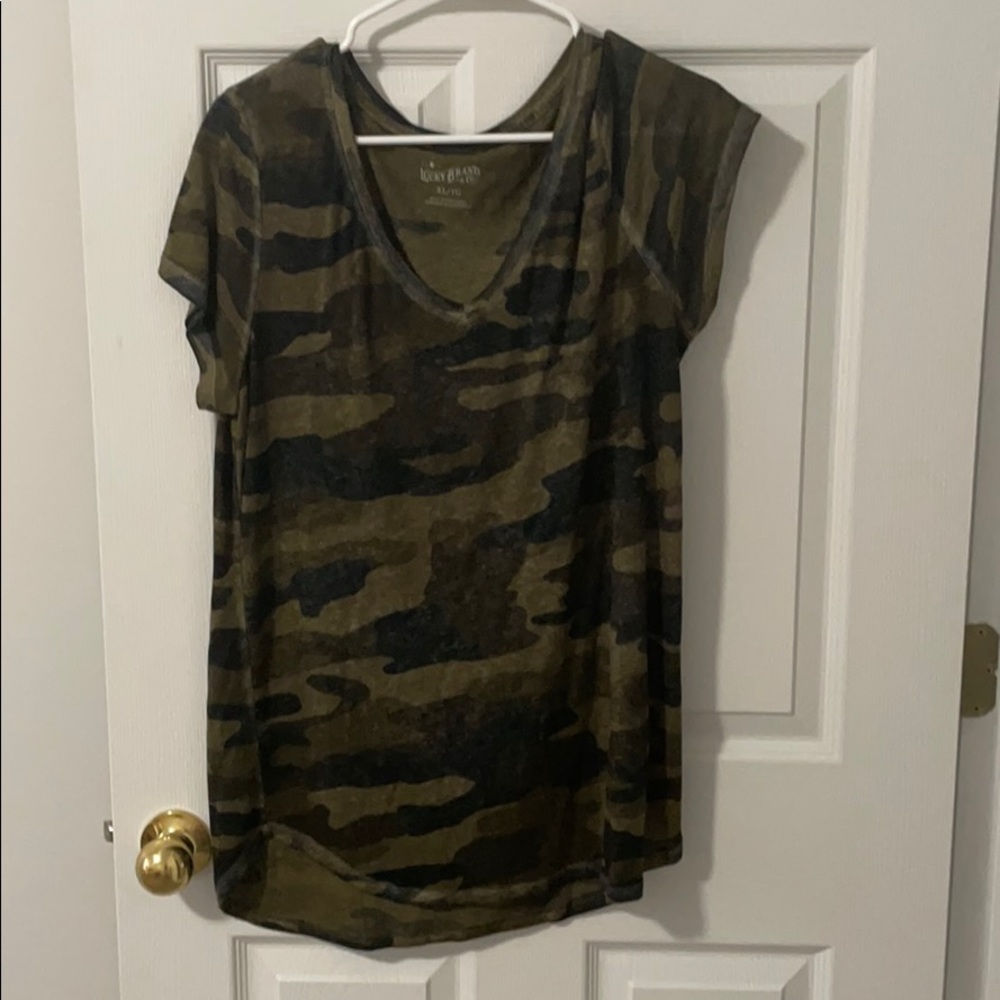 Camo Lucky Brand Vneck